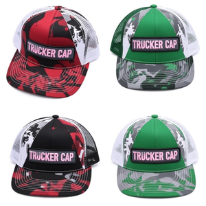 Gorra trucker de malla de 5 paneles unisex personalizada al por mayor, de algodón negro de alta calidad con logo, ideal para deportes. - Product Image 6