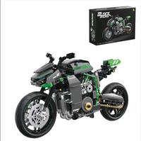 Blocs de construction pour enfants et adultes, collection de modèles de motos, briques d'assemblage, jouets DIY, jouets pour cadeau