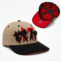 Casquette G5 de qualité supérieure, personnalisée, avec broderie complète, strass, doublure en satin et visière métallique incurvée, livraison rapide en gros