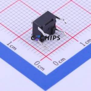 PTS645SM432LFS Tactile Switch Through hole Component (THT) Switch Single Pole Single Throw Round Button Through Hole 6mm - Product Image 2