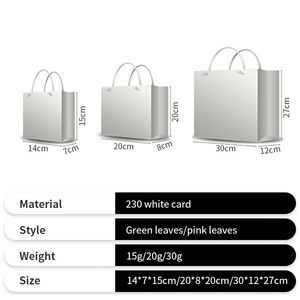 Set de Regalo Corporativo 2025, Bolsa de Compras de Papel Portátil de Gran Tamaño, de Lujo y a Precio Económico para Mujer - Product Image 4