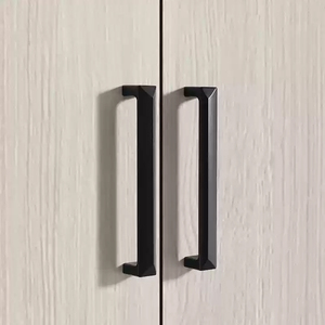 Modern <strong>Square</strong> Beveled Edge Zinc Alloy Cabinet Pulls &amp; <strong>Knobs</strong> for School Supermarket Apartment Hotel Sports Facility Furniture - Product Image 4