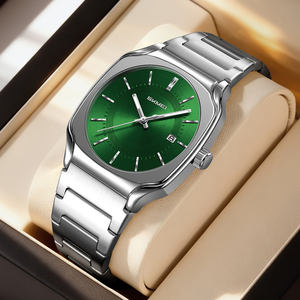 Reloj de Cuarzo Analógico de Lujo para Hombre, 3ATM Resistente al Agua, Luminoso, de Acero Inoxidable, con Esfera Texturizada de Alta Calidad, Logotipo Personalizado OEM - Product Image 5