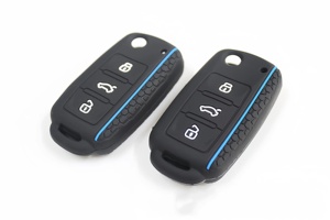 Funda Protectora de Silicona de Alta Calidad para Llaves de Coche <span class=keywords><strong>VW</strong></span> EOS Scirocco Jetta Octavia POLO Tiguan Golf, Accesorios - Product Image 6