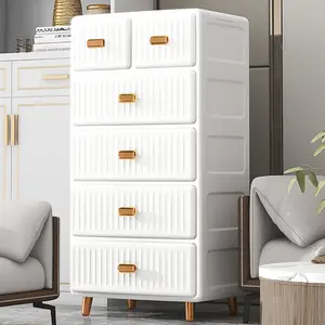 55*40*109CM Mothercare 5 Tiers 6 Drawers Baby Cabinet