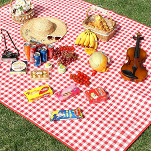 Tapis <span class=keywords><strong>de</strong></span> <span class=keywords><strong>pique</strong></span>-nique pliable imperméable grand format personnalisé pour la plage, le camping, la pelouse, le parc et les accessoires <span class=keywords><strong>de</strong></span> plein air - Product Image 6