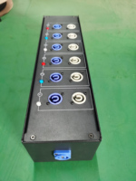 Boîtier de distribution d'alimentation électrique pour laboratoire, montage en rack, 12 canaux, entrée Powercon, métal