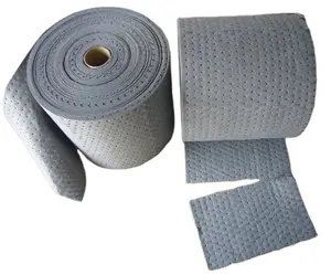 emergency oil pollution control spill roll PP sobent roll grey gray universal absorbent roll