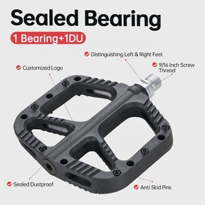 Pédales de vélo de route <span class=keywords><strong>BMX</strong></span> en Fiber de Nylon, pièces de bicyclette de montagne, taille N-9 - Product Image 5