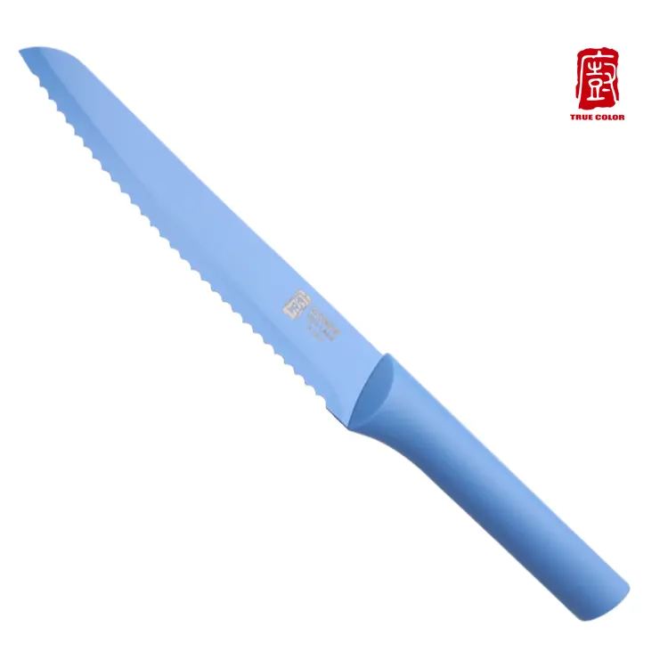 Household Kitchen Tools Long Saw Wood Cake Cutting Knives Stainless Steel Serrated Bread Knife