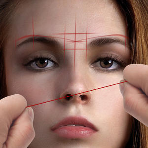 Nuevo estilo, regla de hilo de Microblading de 30M, maquillaje permanente, posicionamiento de cejas, cadena de mapeo, recambios de marcador de cejas preentintado - Product Image 3