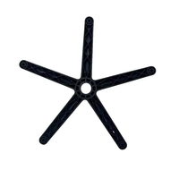 Vente en gros de pièces de rechange pour chaises de bureau pivotantes 5 étoiles au design moderne avec base en nylon