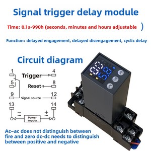 Módulo de Relé de Tiempo CP24S-A con Activación y Desactivación Retardadas, Diseño Miniatura para Aplicaciones en Máquinas Herramienta - Product Image 2