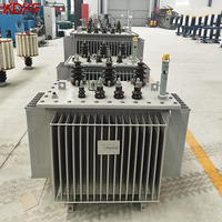 Transformador Trifásico Sumergido en Aceite KDKF S11/S13/S18 160-250 KVA, 380V/220V, Enfriamiento ONAN, 50/60Hz, Bobina de Alta Frecuencia, IEC