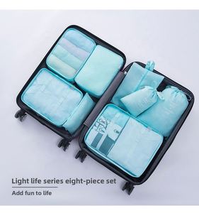 High Quality Polyester Organizer Bag Set Pack Box Storages for Clothes <b>Suitcase</b> Convenient Travel Packing Cubes Luggage - Product Image 3