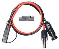 Connecteur de câble de panneau solaire étanche automobile 12V IP67 pour adaptateur d'amarrage photovoltaïque mâle femelle noyau intérieur 50A évalué 4P