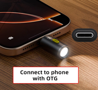 Lumière LED de type C USB-C mâle, éclairage d'ambiance intérieur pour la marche en plein air, le cyclisme, le chargeur de téléphone portable, lampe de nuit 210