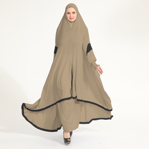 Best Seller Maxi Long Sleeve Middle East Arabic Islamic Clothing Robe Women Modest <strong>Abaya</strong> Muslim Dress for Ladies - Product Image 4