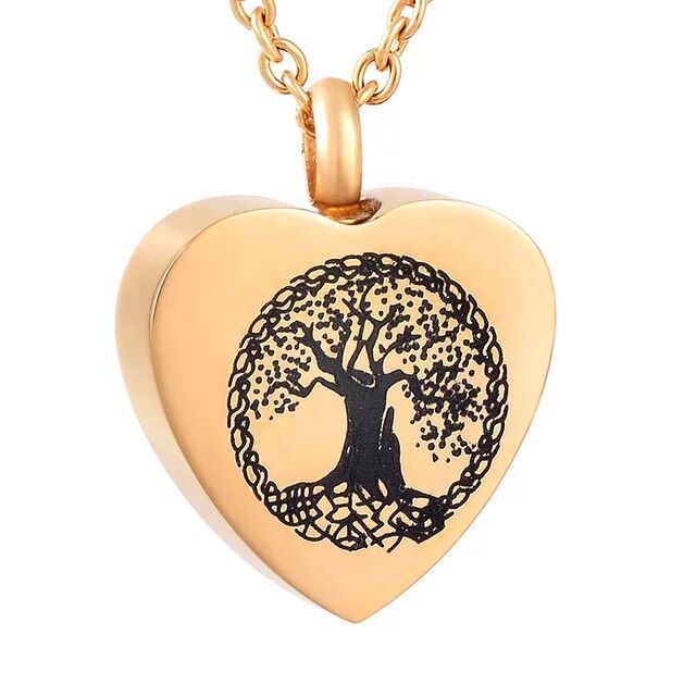 Gold mit baum