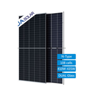 Panel Solar Bifacial Flexible Tipo N <span class=keywords><strong>JA</strong></span> <span class=keywords><strong>410W</strong></span> 420W 435W en Oferta, Disponible en Stock, para Sistemas de Energía Doméstica BIPV - Product Image 1
