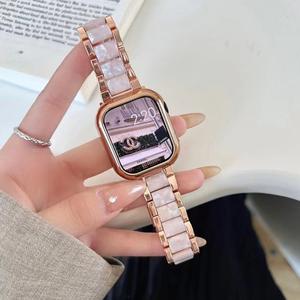 Correa de Reloj de Resina Charm para Apple Watch Iwatch S10, Correa Intercambiable de Acero Inoxidable para Reloj Inteligente - Product Image 5