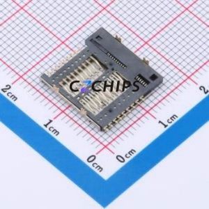 HYCW126-TF18-150B SD Card / Memory Card Connector SMD Connector Self-Return Type MicroSD Card (TF Card) Card Holder With - Product Image 2