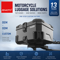 Boîte à bagages arrière pour moto F2 MOTO 50-Ultra en plastique, étanche et résistante aux chutes, serrure à combinaison, cylindre de serrure remplaçable
