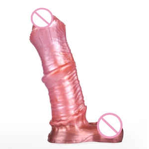 YOCY 20.5cm Long Horse <b>Dildo</b> Penis Sleeve Male Masturbation Realistic Penis for Men Hollow <b>Dildos</b> for Couple Games - Product Image 2