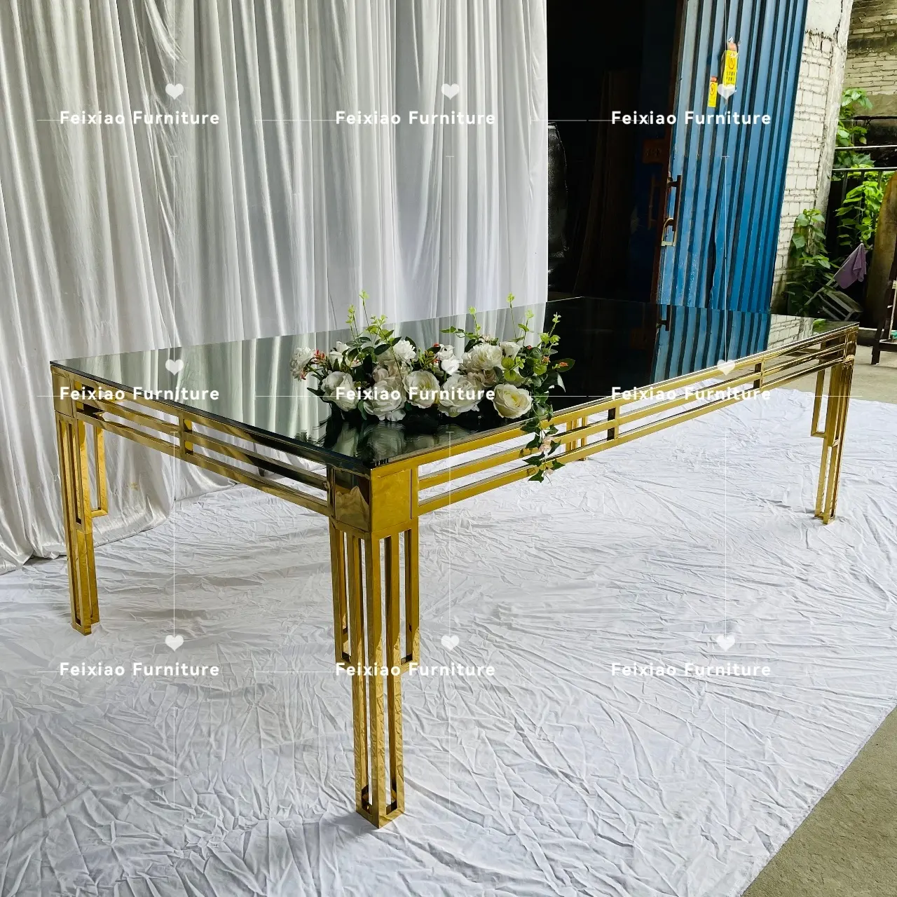 Mesas y sillas de lujo para eventos, muebles de boda, gran oferta, 2022