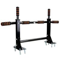 Support de barre de poussée en métal pour exercices physiques à domicile avec poignée antidérapante Barre de traction super résistante et portante
