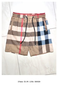 Shorts décontractés pour hommes en toile 100 % polyester, taille mi-haute, respirants, avec poches, imprimés, pour l'été – Vente en gros - Product Image 4