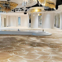Kunden spezifischer luxuriöser kommerzieller Axm inster Teppich 80% Wolle 20% Nylon gewebte Technik Silent Anti-Rutsch für Casino Bankettsaal