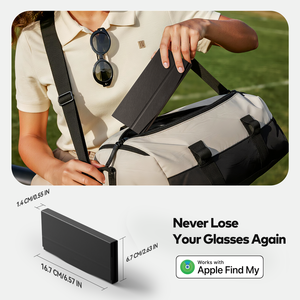 Étui intelligent pour lunettes en plastique - Étanche, autonomie de 8 mois, compatible avec le suivi en temps réel et la protection Find My - Product Image 5