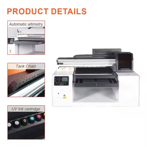 Funda acrílica para teléfono móvil, plataforma de adsorción de <span class=keywords><strong>doble</strong></span> boquilla, impresora de inyección de tinta UV plana pequeña estándar de cristal 6090 para Flex XP600 - Product Image 6