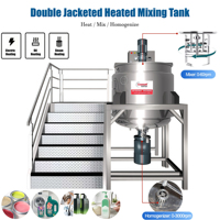 Équipement de mélange alimentaire 500L 1000L 316L, réservoir de mélange pour houmous et pâte de soja, mélangeur homogénéisateur à cisaillement élevé