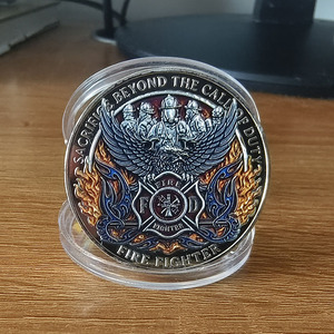 Moneda Conmemorativa 3D <span class=keywords><strong>de</strong></span> Bombero: Desafío a Través del Fuego y el Agua, Medalla Coleccionable <span class=keywords><strong>de</strong></span> Héroe <span class=keywords><strong>de</strong></span> Rescate contra Incendios, Regalo - Product Image 5