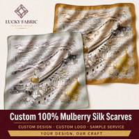 Élégant foulard en soie naturelle 110x110cm carré sergé couleur unie à pois pour femme, accessoire de cou et de cheveux, cadeau d'entreprise, commande en gros