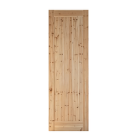 Factory Wholesale Solid Cedar Flat Solid Wood Interior Door Bulk Supply Natural Timber Door