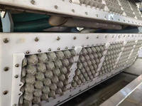 Machine de fabrication de moules pour barquettes/cartons à œufs en pâte à papier recyclé, modèle HK, en aluminium/cuivre/plastique, certifiée qualité, procédé CNC