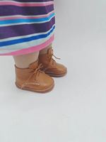 Muñeca Personalizable de 18 Pulgadas, Color Rosa, con Botas de Cuero Ecológico, Juguete Educativo de Bricolaje, Modelo de Dibujos Animados en Miniatura
