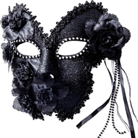 2024 Offre Spéciale femmes brillant strass vénitien fête bal boule métal mascarade masque