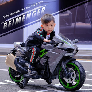 Çocuk elektrikli iki tekerlekli motosiklet binmek-on araba 12V şarj edilebilir büyük oyuncak motosiklet erken eğitim ile - Product Image 2