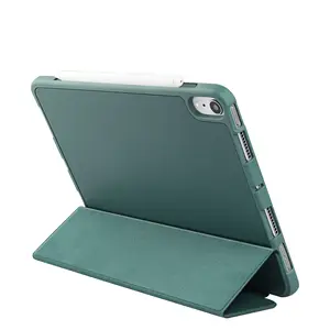 多功能聚氨酯皮革翻盖适用于iPad 9.7 2021 10.2 10.5 pro 11 12.9空气4 2020 2021硬盘平板电脑外壳适用于2021型号