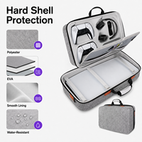 Étui de transport personnalisé en EVA pour console PS5, sac de rangement rigide de voyage avec protection antichoc et étanche OEM ODM