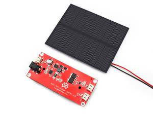 โซลูชันพลังงาน Makerfabs 3.7V พร้อมแผงโซลาร์เซลล์ MPPT ชาร์จอัตโนมัติ, แสดงสถานะการชาร์จ, กระแสไฟชาร์จสูงสุด 4A รุ่น B251 - Product Image 2