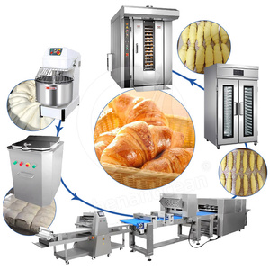 Ligne de production de croissants <span class=keywords><strong>au</strong></span> <span class=keywords><strong>chocolat</strong></span> entier surgelés OCEAN, machine de fabrication, équipement automatique, grande taille - Product Image 1
