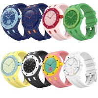 Correa de Repuesto de Silicona para Reloj Swatch Royal Oak Swatch Collaboration Royal Pop Pocket One Piece, Compatible con Relojes Mecánicos Swatch