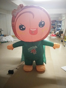 <span class=keywords><strong>Prix</strong></span> de gros, Vente chaude : Costume gonflable publicitaire personnalisé de 2mH, motif pomme, pour défilé, type mascotte - Product Image 5