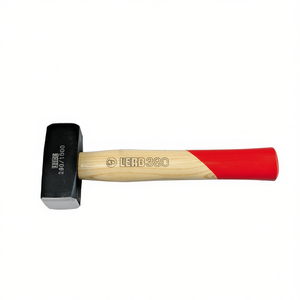 Marteau LeiB300 380g avec manche en bois et pointe rouge pour le travail des métaux - Product Image 2