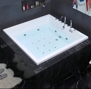 Baignoire ronde en plastique portable à capsule Jacozy <span class=keywords><strong>Spa</strong></span> pour adulte avec robinet de douche et drain et poignée - Product Image 4